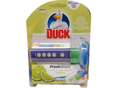 Duck Fresh Discs Lime aparat cu rezerva cu gel pentru WC