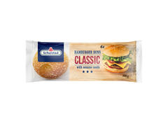 Chifla pentru hamburger Schulstad cu susan, 6 x 50 g