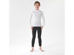 Bluză termică schi BL100 Alb Copii  - 4 ani