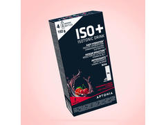 Băutură Izotonică Pudră ISO+ Căpşuni-Cireşe 4 x 38 g