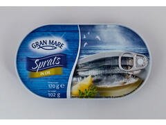 Gran Mare Sprot in ulei 170 g