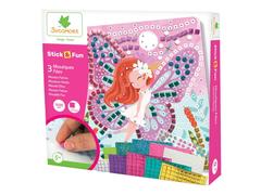 Kit de creatie Sycamore Stick n Fun Mozaic Zane, 1000 piese, Multicolor