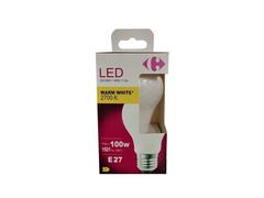 Bec LED Carrefour, E27, 100 W, 1521 lm, 2700 K, Alb cald