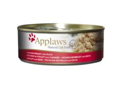 Hrana pentru pisici cu piept de pui si rata APPLAWS 156g
