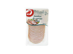 Jambon de curcan Auchan, 150 g