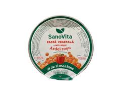 Pasta vegetala tartinabila din linte rosie cu ardei si ceapa Sano Vita 100g