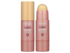 Baton Iluminator Multifunctional  L'Oreal Paris Lumi Le Glow 635 Glowy Golden Couture, 6.5G