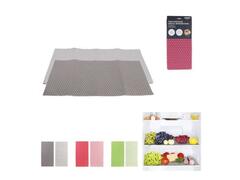 Set 2 covorase pentru prospetime legume si fructe Cook Concept, textil/vascoza, Gri/Roz/Verde