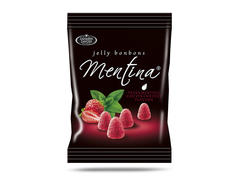 Jeleuri mentolate cu aroma de capsuni Mentina 90 g