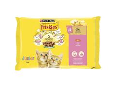 Friskies Junior Hrana umeda pentru pisici cu pui in sos 4x85 g