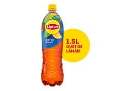 Lipton Ice Tea Lamaie, bautura cu extract de ceai negru si suc de lamaie, pet, 1.5L