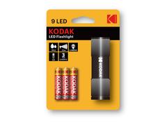 Lanterna 9 LED Kodak, 46 lm, IP62, culoare negru