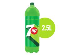 7UP Lamaie si Lime, bautura cu gust de lamaie si lamaie verde, pet, 2.5L