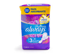 Absorbante Always Platinum Night, 22 buc