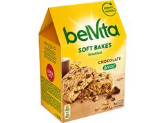 BelVita Biscuiti Soft Bakes cu cereale integrale si bucatele de ciocolata 250g