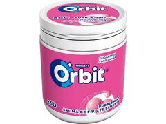 Orbit Bubblemint Guma de mestecat fara zahar cu arome de fructe si menta 84g