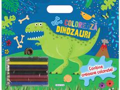 Coloreaza - Dinozauri (contine creioane)