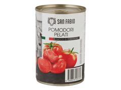 San Fabio Tomate intregi decojite, in suc 400 g