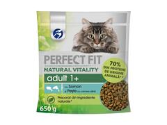 Hrana uscata pentru pisici Perfect Fit Nature Vital somon si peste alb 650 g