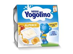 Gustare cu lapte Nestle® Yogolino Caise, 4 x 100g, de la 6 luni