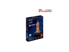 Puzzle 3D LED CubicFun - Big Ben, 28 piese