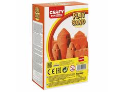 Nisip kinetic, Crafy, Play Sand, 500g, Portocaliu