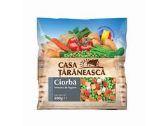 Amestec de legume congelat pentru ciorba traditionala 400g Casa Taraneasca