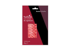 Salam de caprioara feliat Auchan, 80 g