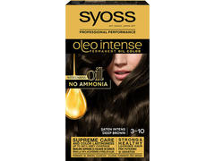 Vopsea De P?r Permanent? Fara Amoniac Syoss Oleo Intense 3-10 Saten Intens, 115Ml