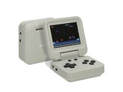 Consola jocuri portabila retro Silvergear, pliabila, 240 de jocuri clasice, gri, 4661