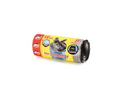 Saci Solid Extra cu urechi de prindere 35L negru 15 buc/rola Oti