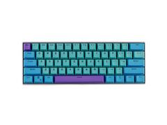 Kit butoane Royal Kludge PBT Double-Shot Keycaps, 61 taste, translucide, compatibile Cherry MX, US, Mov/albastru/verde, KC-8