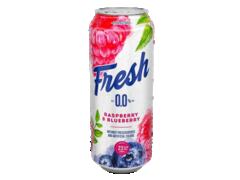 BERE FARA ALCOOL CU SUC DE AFINE&ZMEURA FRESH DOZA 500ML SGR