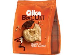 Alka Biscuiti cu vanilie, glazurati (27%)180G