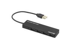 Hub USB 2.0 Tellur Basic, 4 porturi, Negru