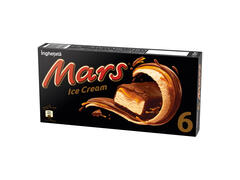 Mars Ice Cream inghetata cu lapte si caramel cu glazura de cacao 6 x 40g