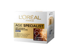 Crema antirid de noapte 65+ L'Oreal, 50 ml