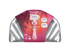 Set pentru cadou Gillette Venus Comfort Glide Miami: aparat de ras, 1 bucata + lame de ras, 3 bucati