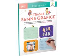 Trasez Semne Grafice 5-6 Ani/ Invat Sa Scriu!