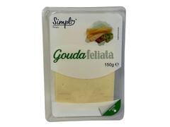 Gouda felii din lapte de vaca 150 g Carrefour