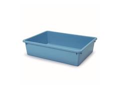 Litiera pentru pisici Stefanplast, plastic, 40x30x10 cm, Albastru