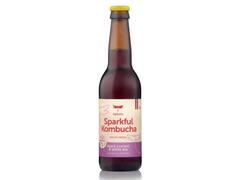 Abavas - Bautura Carbogazoasa Kombucha Cu Coacaze Negre Si Ceai Alb Sticla - 0.33L