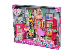 Set de joaca, Papusa Steffi Love, La Supermarket