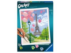 Set pictura pe numere Ravensburger CreArt, Paris, 12+