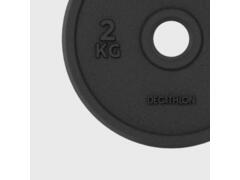 Disc de fontă 80% reciclată bodybuildig 2kg 28mm