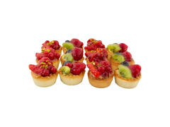 Minitarte asortate cu fructe Auchan, +/- 1 kg