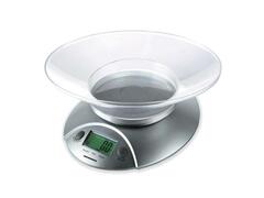 Cantar electronic de bucatarie cu bol Heinner HKS-5SL maxim 5 Kg display LCD Argintiu