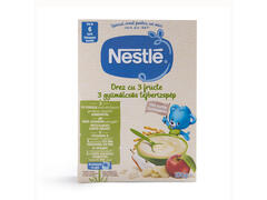Nestle Cereale Orez Cu 3 Fructe, Pentru Bebelusi, De La 6 Luni, 250G