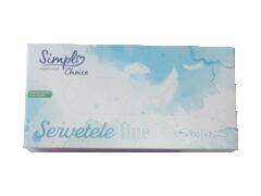 Servetele fine Simpl Choice 2 straturi 100 bucati/cutie