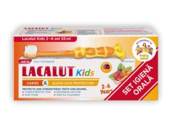 Lacalut Kids 2-6 Ani Protect¿Ie Anticarie si Zaharuri Set (Past¿¿*55 Ml + Periuta)